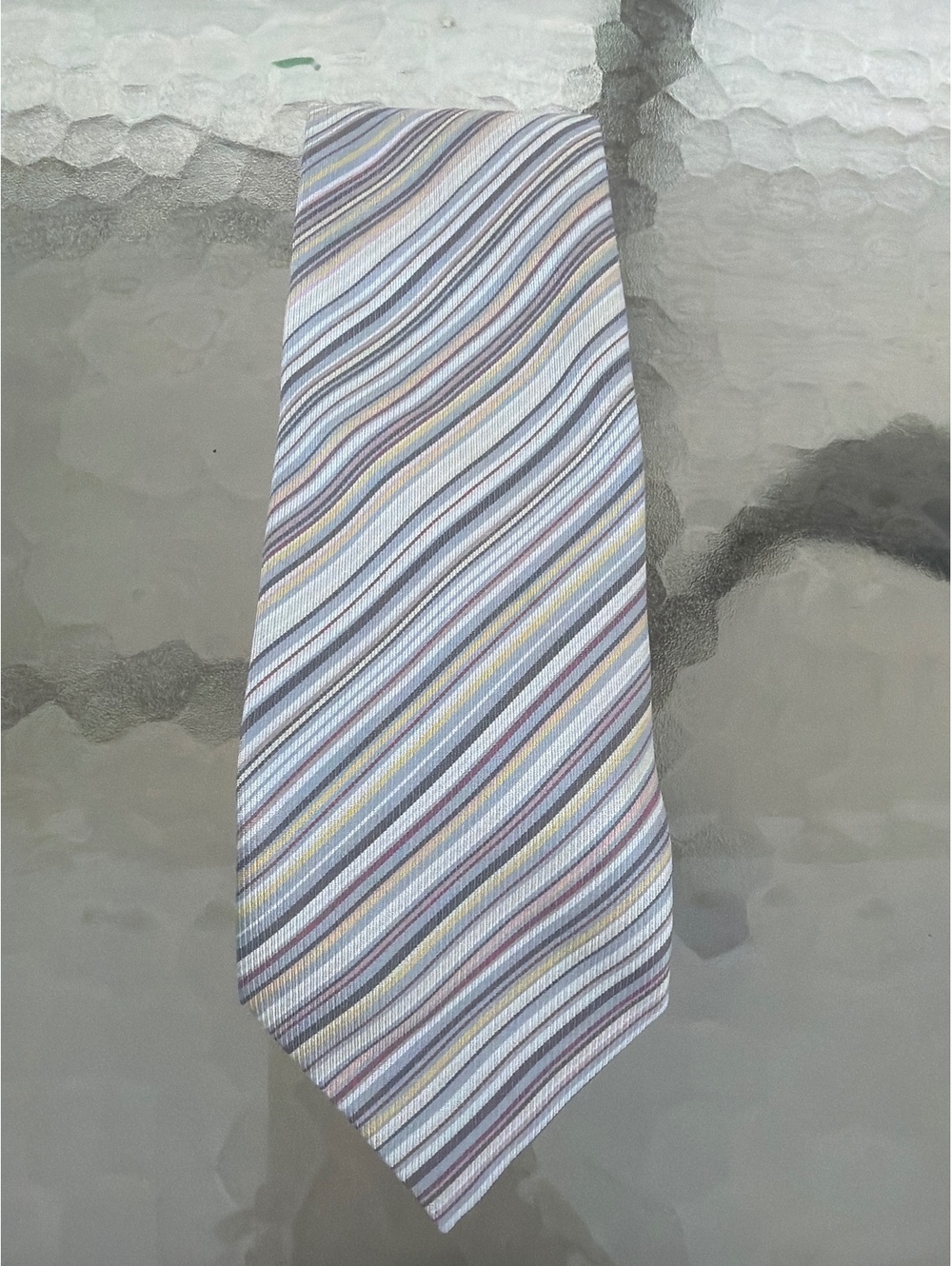 Vintage Hermès Paris Men's Silk Striped Tie Made in France 7582 TA
